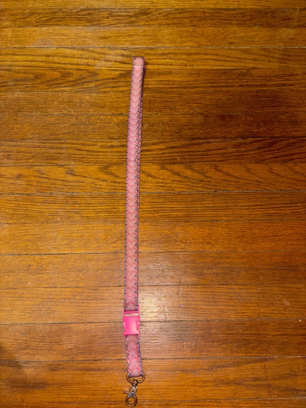 Simply Southern Pink Braided Key Lanyard with Swivel Clip